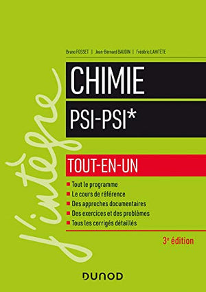 Chimie tout-en-un PSI-PSI* - 3e éd.