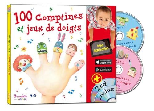 100 comptines et jeux de doigts (2CD audio)