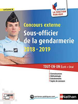 Concours externe - Sous-officier de la gendarmerie - écrit + oral - Catégorie B