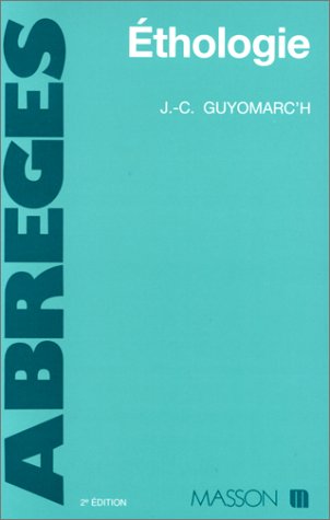 Abrege D'Ethologie. 2eme Edition
