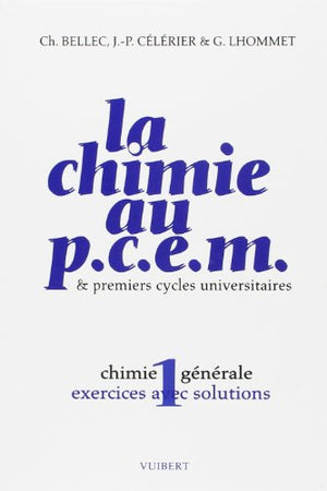 La chimie en PCEM et premier cycle universitaire