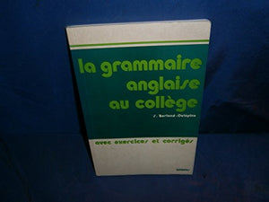 La grammaire anglaise au collège