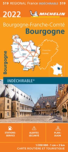 Carte Régionale Bourgogne 2022