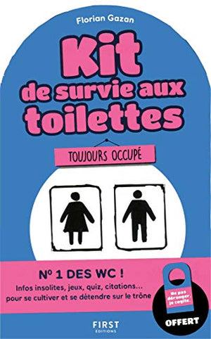 Kit de survie aux toilettes NE - N°1des WC! Infos insolites, jeux, quiz, citations... pour se cultiver et se détendre sur le trône: N°1des WC! Infos ... pour se cultiver et se détendre sur le trône