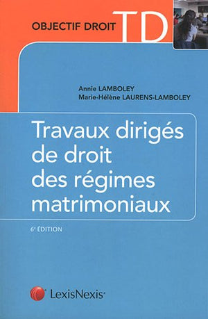 Travaux dirigés de droit des régimes matrimoniaux