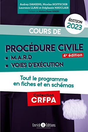 Cours de procédure civile 2023