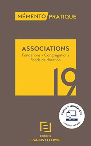 Associations: Fondations, congrégations, fonds de dotation