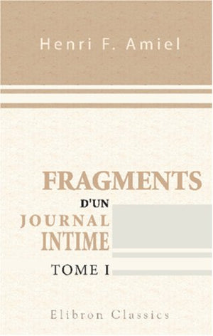 Fragments d'un journal intime