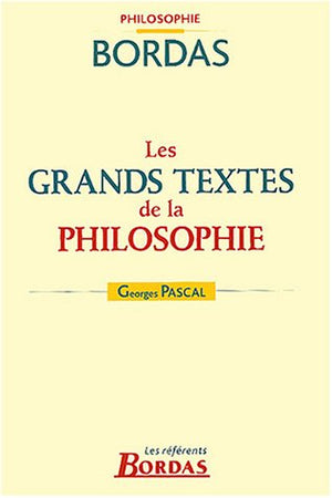 Les grands textes de la philosophie