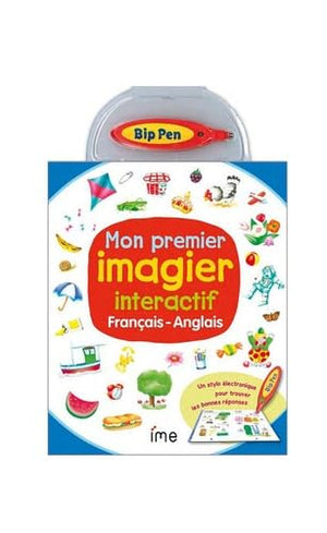 Mon premier imagier interactif français/anglais: Avec un stylo interactif