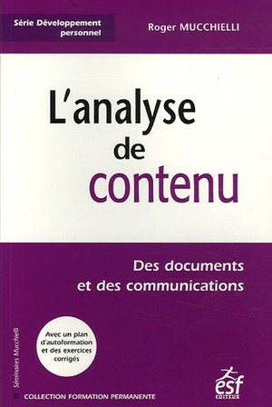 L'analyse de contenu