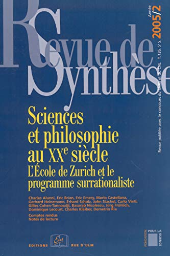 Revue de Synthese 2005 / 2-N°126