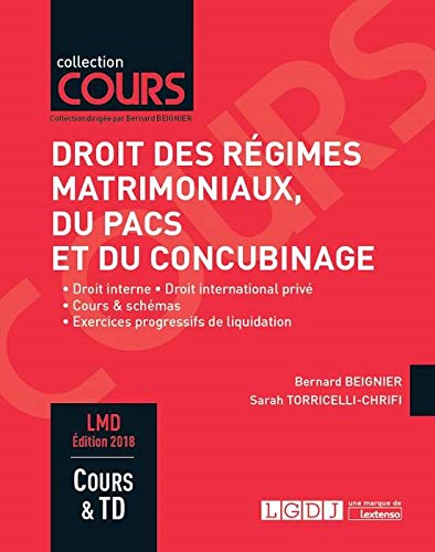 Droit des régimes matrimoniaux, du PACS et du concubinage