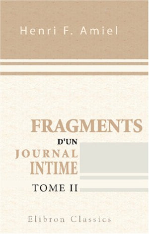 Fragments d'un journal intime