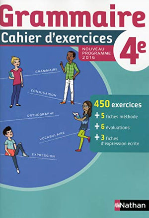 Cahier de grammaire 4e