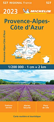 Carte Régionale Provence-Alpes-Côte d'Azur 2023