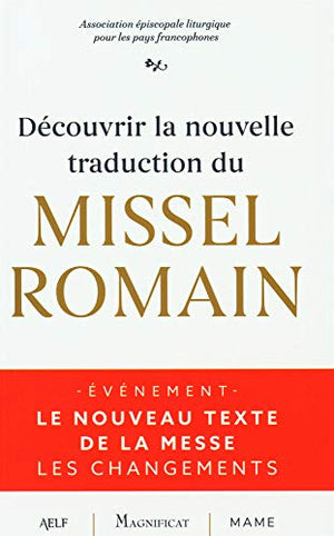 Découvrir la nouvelle traduction du missel romain