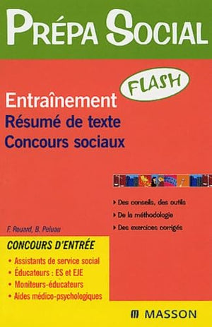 Entraînement résumé de texte concours sociaux