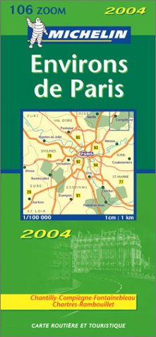 Carte routière : Environs de Paris-départements 78-92-93-94-95