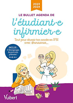 Le bullet agenda de l'étudiante infirmière et de l'étudiant infirmier 2023-2024