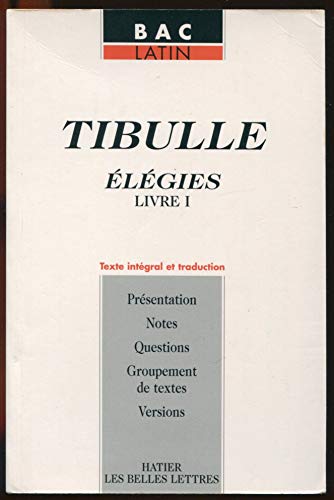 Elégies (Livre I)