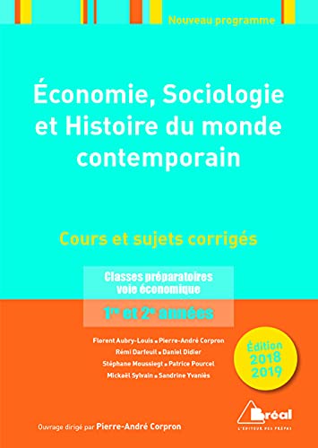 Economie, sociologie, histoire du monde contemporain 2018-2019