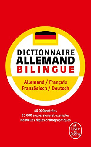 Dictionnaire de poche allemand. Bilingue