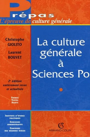 La culture générale à Sciences Po