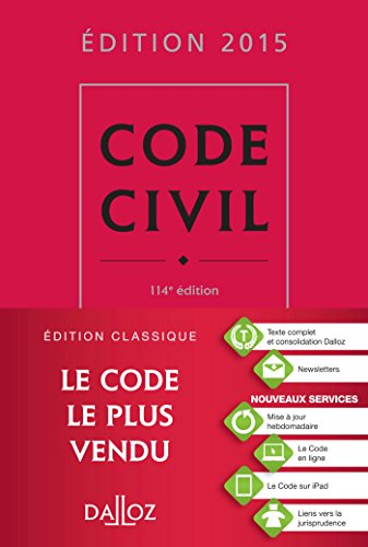 Code civil 2015 - 114 e éd.