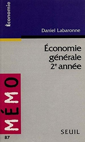 Économie générale, 2e année