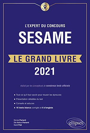 L'expert du concours SESAME le grand livre: 22 tests blancs