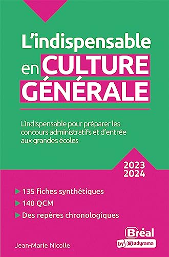L'Indispensable en culture générale: 2023-2024