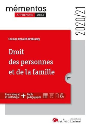 Droit des personnes et de la famille