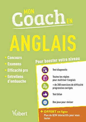 Mon coach en anglais + QCM interactifs