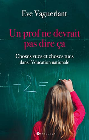 Un prof ne devrait pas dire ça