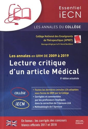 Lecture critique d'un article médical