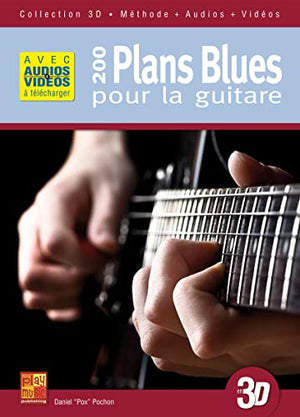 200 plans blues pour la guitare en 3D