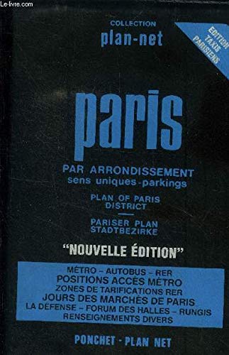 Plan de ville : Paris par arrondissements