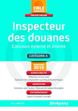 Inspecteur des douanes concours 2018