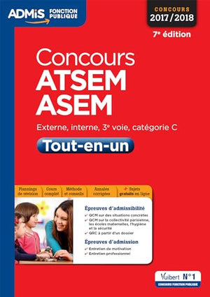 Concours ATSEM et ASEM - Catégorie C - Tout-en-un - Concours 2017-2018