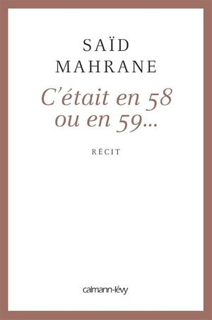 C'était en 58 ou en 59...