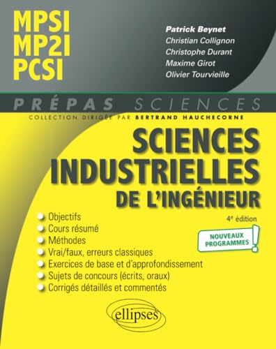 Sciences industrielles de l'ingénieur MPSI - MP2I - PCSI - Programme 2021