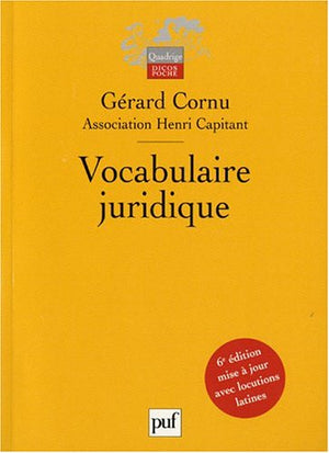 Vocabulaire juridique