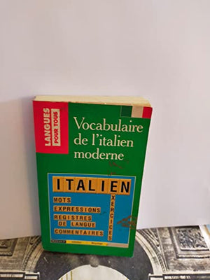 Vocabulaire de l'italien moderne