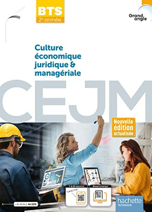 Culture économique juridique et managériale BTS 2e année Coll Grand-Angle - livre élève éd. 2023