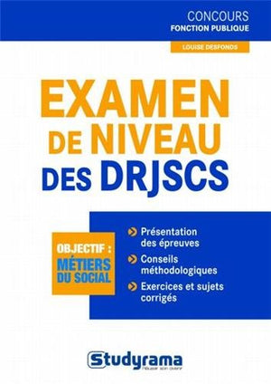 Examen de niveau des DRJSCS