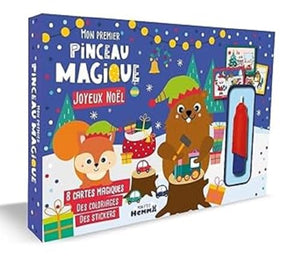 Mon p'tit Hemma - Coffret - Mon premier pinceau magique - Noël - Dès 3 ans