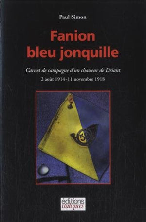 Fanion bleu jonquille