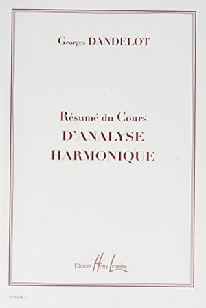 Résumé cours analyse harmonique