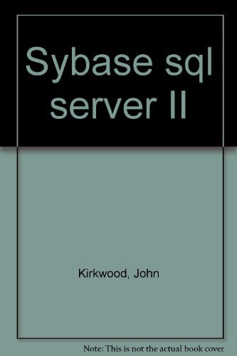 Sybase SQL server 11